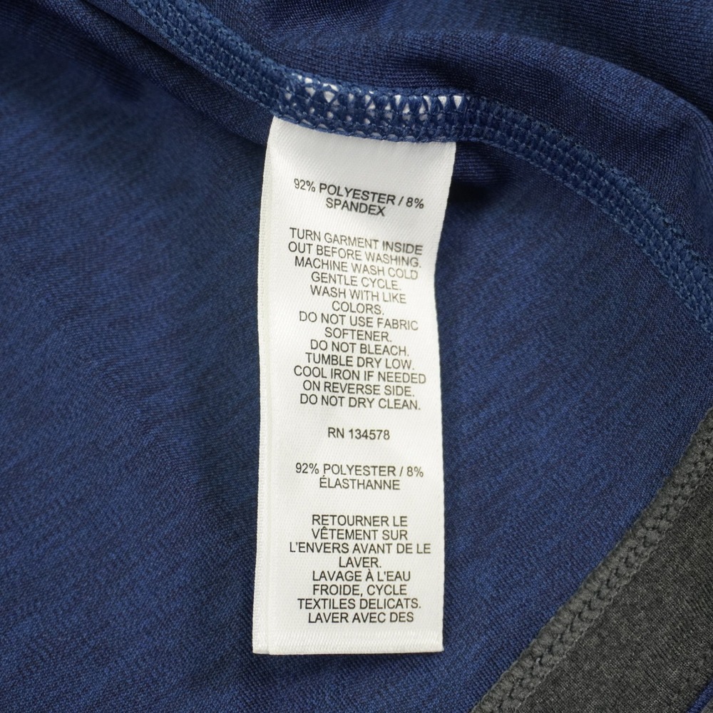 Vineyard Vines On-The-Go Shep Vest Mens L Blue Performance Full Zip Stretch - Picture 11 of 13
